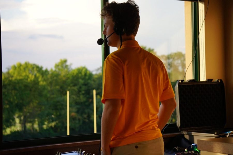 Matthew Lynn has been putting in a huge amount of work to prepare for student-led broadcasts 