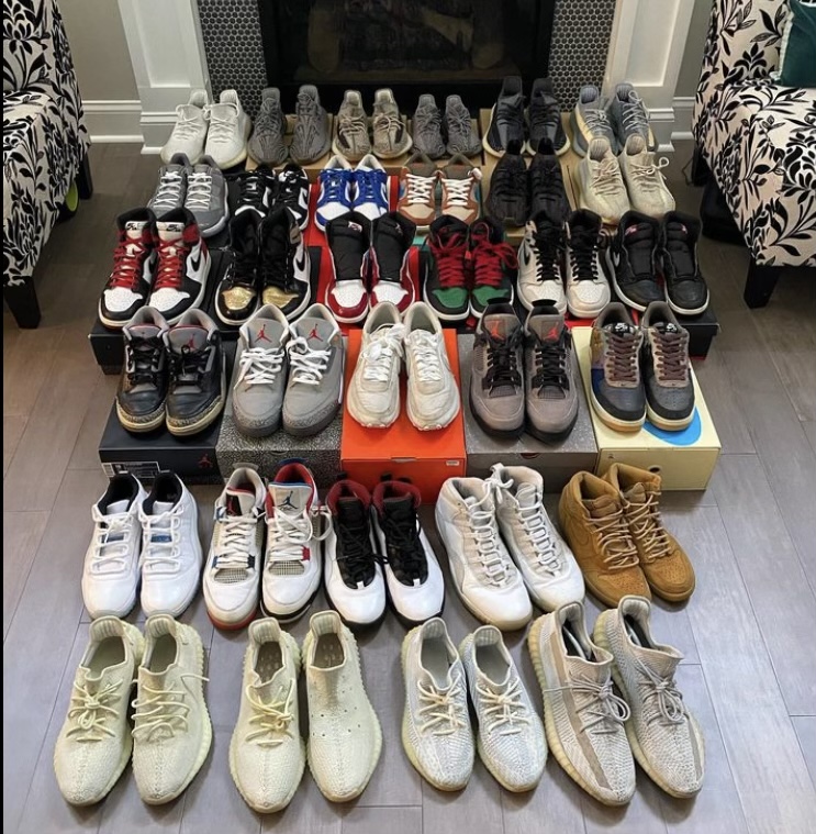 His collection is how he first got started re-selling 