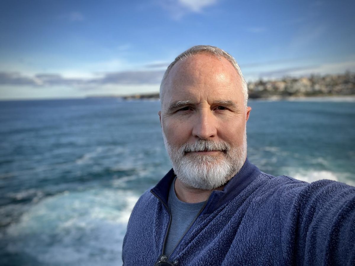 Jeff Dupre on location in Sydney, Australia while filming the 2023 Hulu series Never Let Him Go.