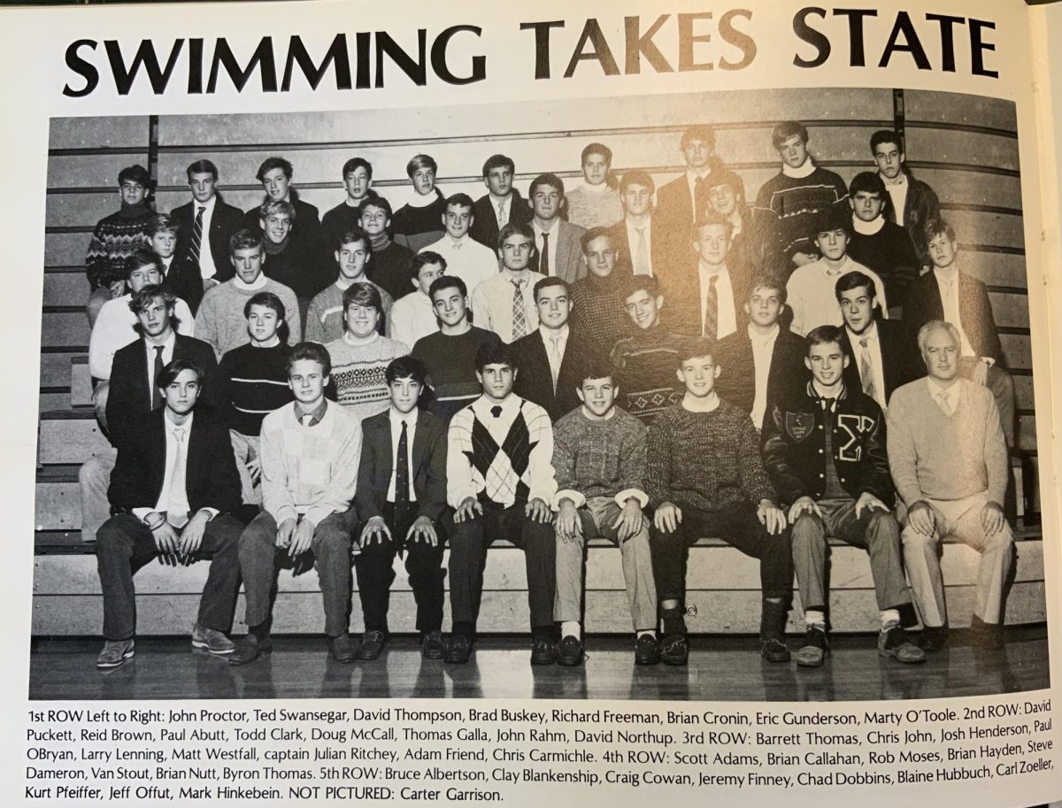 The 1989 swim team started the nationally ranked streak 