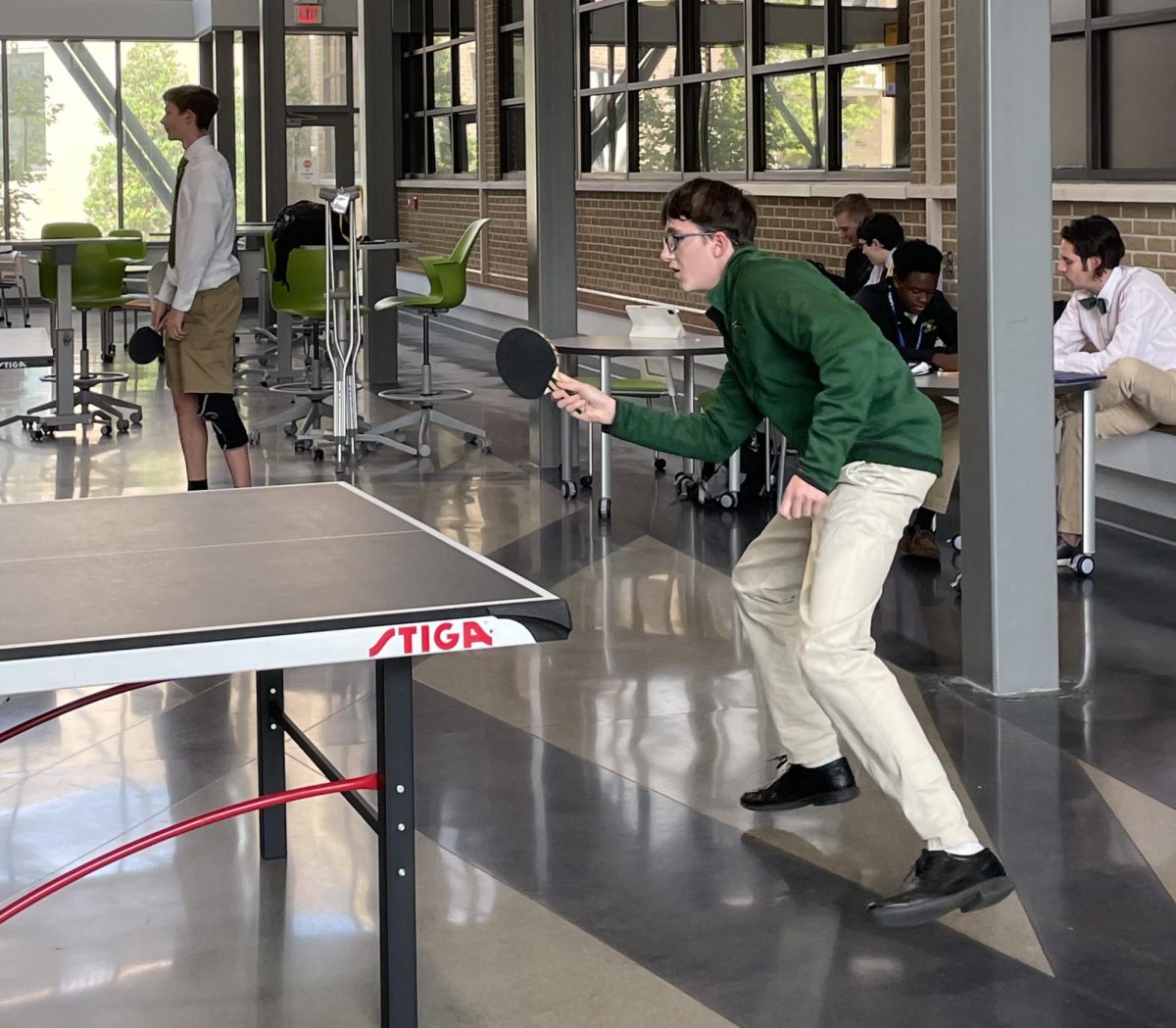 Christian Bell Wins Ping Pong Tournament