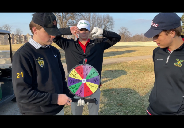 Golf Wheel Challenge: Lou Webber vs Andrew Larkin and Frankie Klein