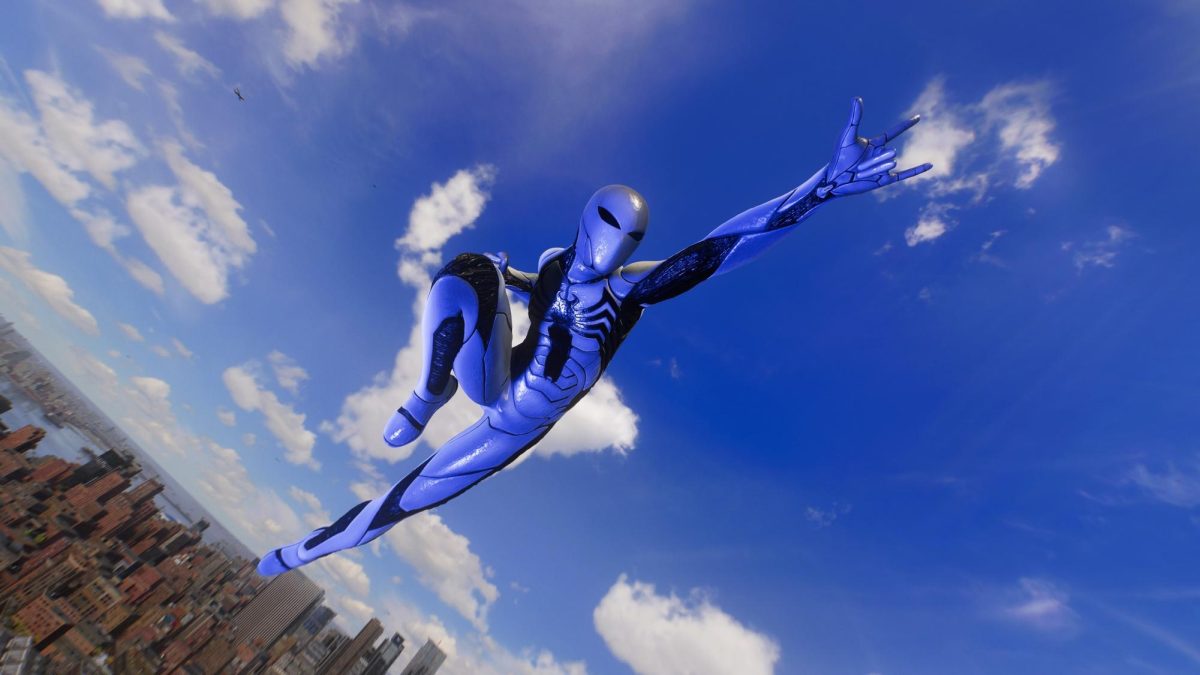 The Black Suit (Style 2) for Peter Parker (Captured in Photo Mode of Marvel’s Spider-Man 2 on the PlayStation 5)