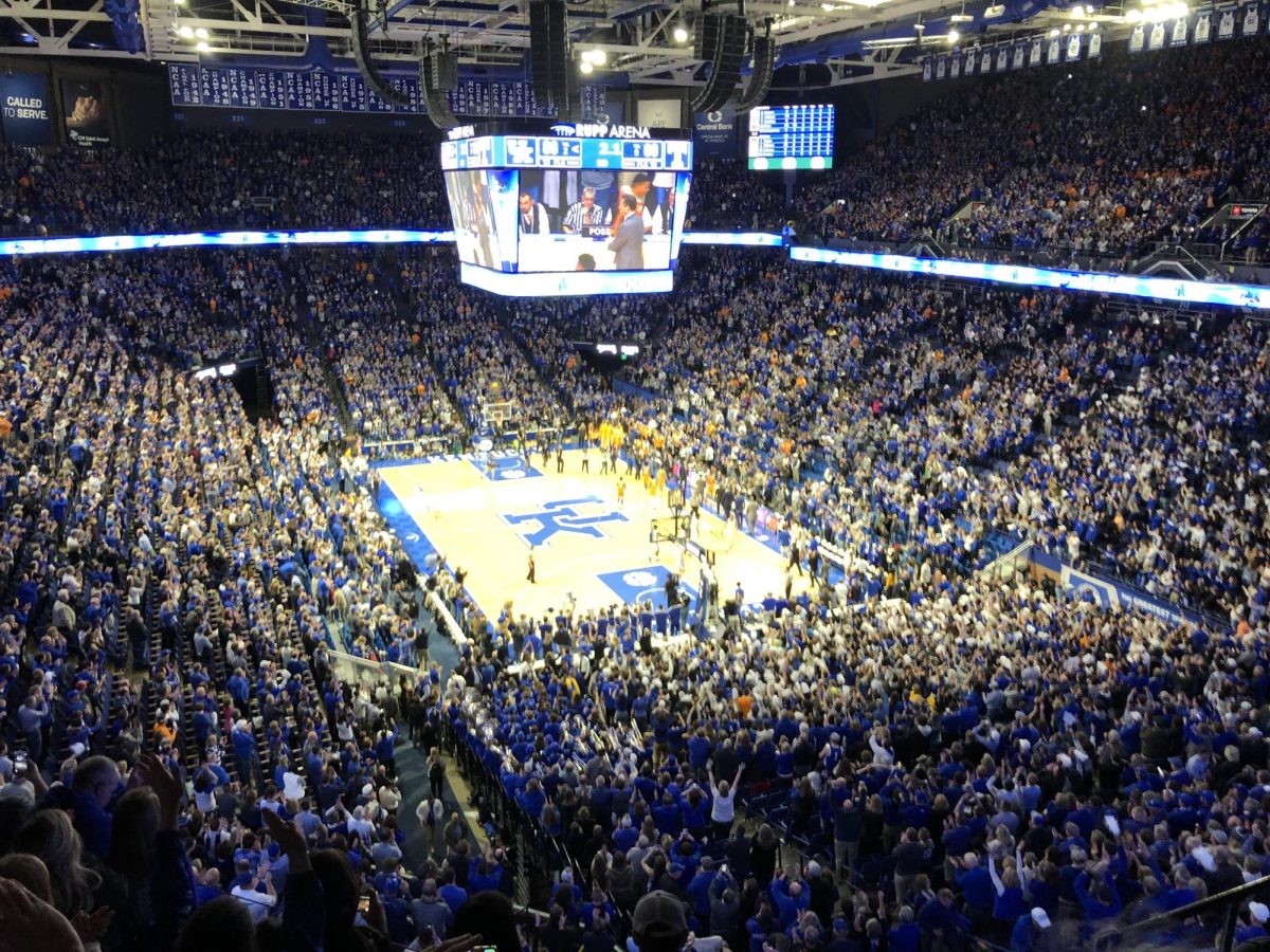 Rupp Arena from the cheap seats (Photo courtesy of Jackson Graeter)