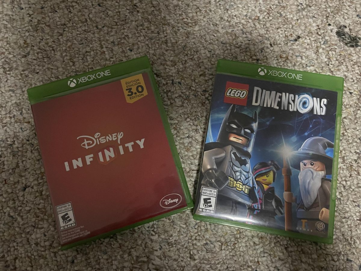 The disc cases for both games. 