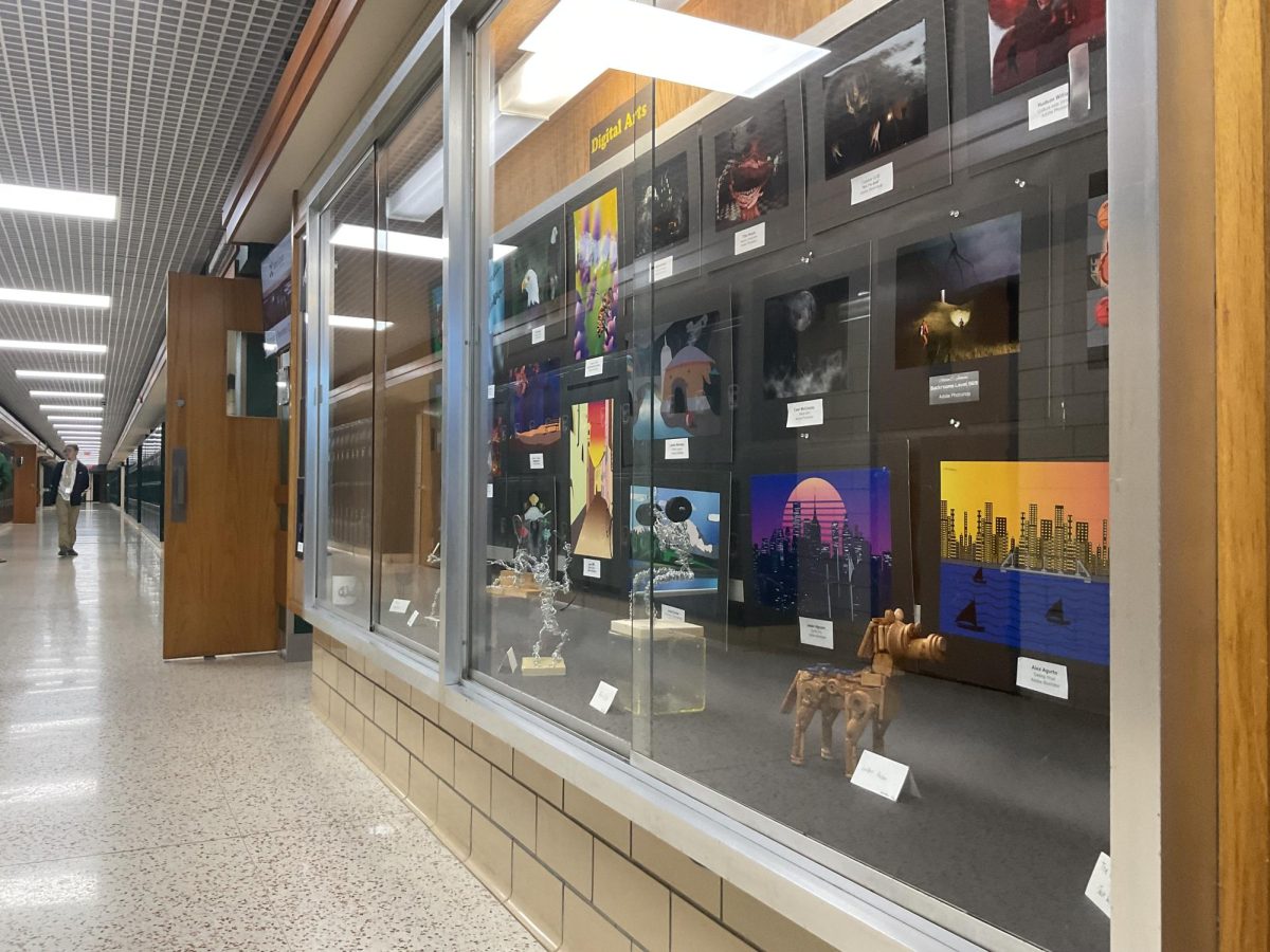 Display of St. X’s art projects showing St. X’s artistic and creative abilities.