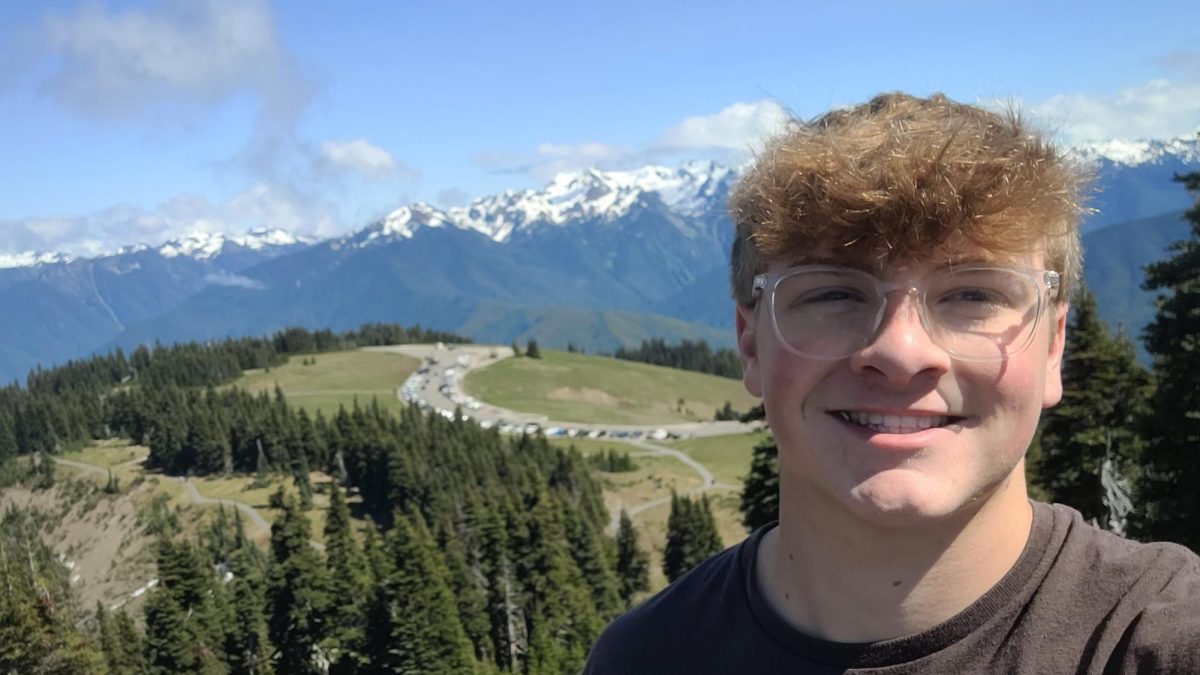 Me at Olympic National Park after a hike on the Hurricane Ridge trail.