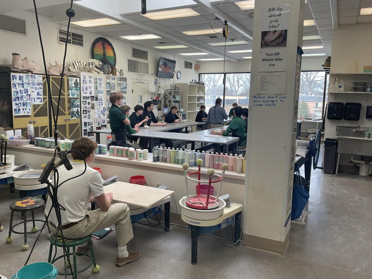An inside look at the ceramics room