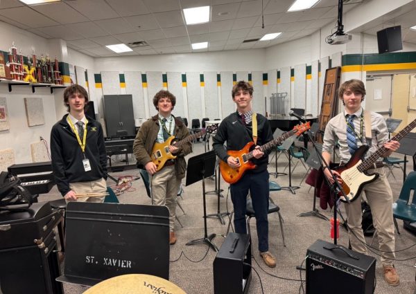 L-R Sam Kimes, Addison Nutt, Henry Pape, Daniel Sherrard
