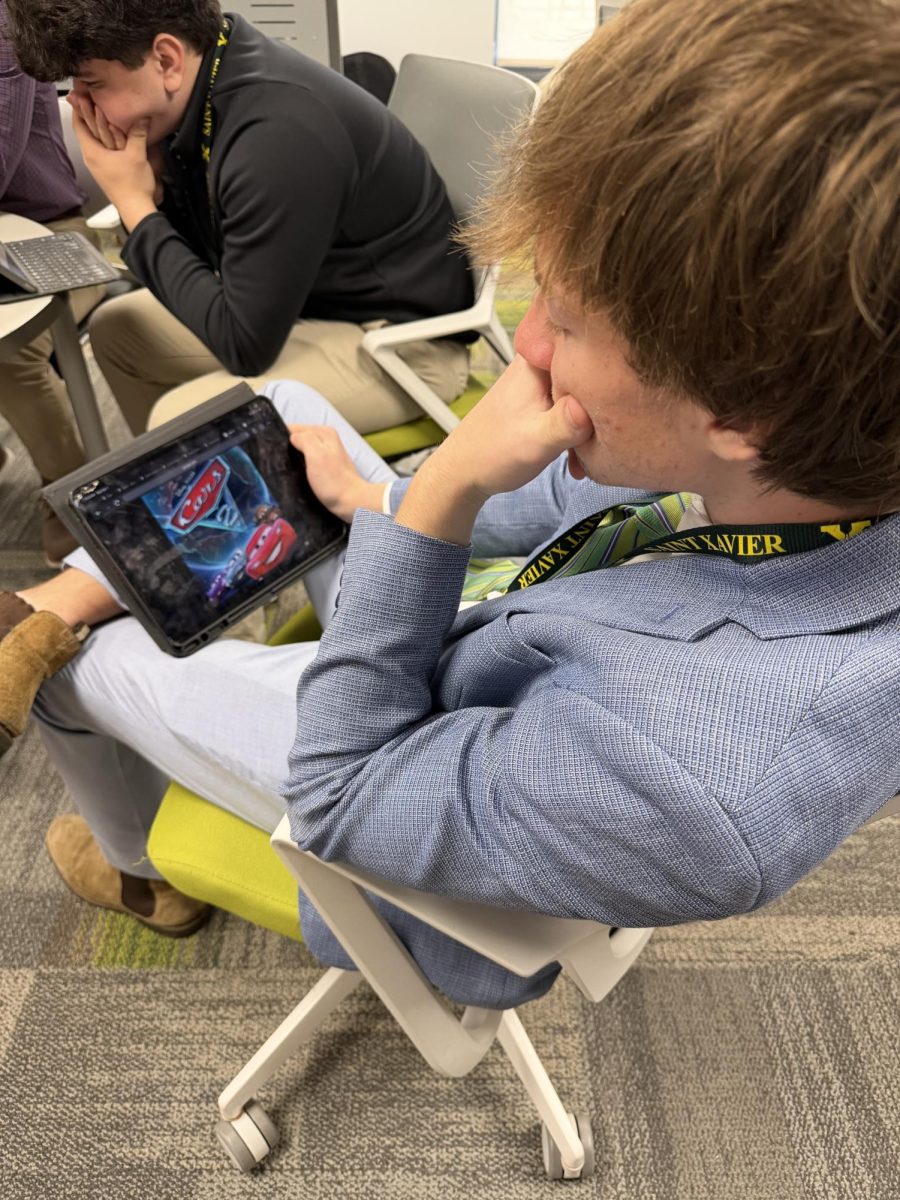 Me enjoying Cars 2
