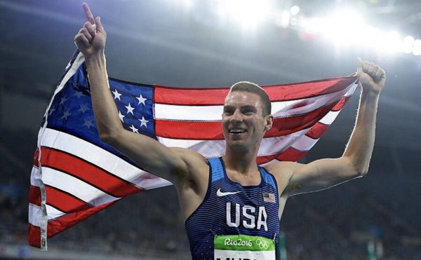 Clayton Murphy at the 2016 Olympics.